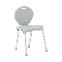 Load image into Gallery viewer, Medline Folding Shower Chair with Backrest, 300 lb. Weight Capacity, #G2-103RX1