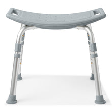 Load image into Gallery viewer, Medline Knockdown Shower Chair without Back, 15"-19" Seat Height, 400 lb. Weight Capacity, #G2-202KX1
