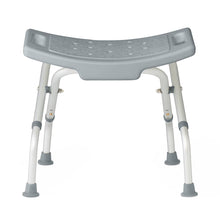 Load image into Gallery viewer, Medline Folding Shower Chair without Back, 14.5"-16" Seat Height, 250 lb. Weight Capacity, #G2-203FRX1