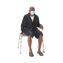 Load image into Gallery viewer, Medline Transfer Bench with Backrest and Pushbutton Height Adjustment, 400 lb. Capacity, #G3-100KBX1