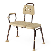 Load image into Gallery viewer, Medline Transfer Bench with Microban, 350 lb. Capacity, 350 lb. Capacity, #MDS86960ELMBH