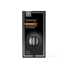 Load image into Gallery viewer, Medline Synergy Dual-Frequency Single-Head Stethoscope, Black