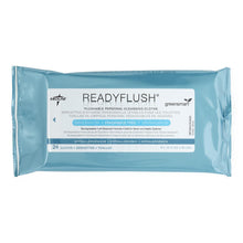 Load image into Gallery viewer, Medline ReadyFlush Flushable Wet Wipes, 8"x 10", 24/Pack