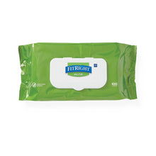 Load image into Gallery viewer, Medline FitRight Aloe Personal Cleansing Wipes, 8"x 10"
