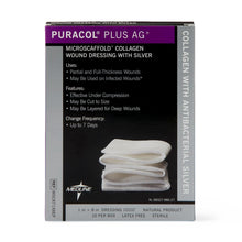 Load image into Gallery viewer, Puracol Plus Ag+ Collagen Wound Dressing with Silver, 1" x 8" Rope