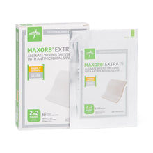 Load image into Gallery viewer, Maxorb Extra Ag+ CMC/Alginate Dressings, 2" x 2" inch
