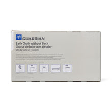 Load image into Gallery viewer, Medline Shower Chair without Back, 13.75"-20.5" Seat Height, 400 lb. Weight Capacity, #G2-201KRX1