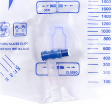 Load image into Gallery viewer, Medline Urinary Drain Bag Anti-Reflux Valve Sterile 2,000 mL Vinyl #DYND15207