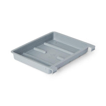 Load image into Gallery viewer, Medline Ridged Plastic Soap Dish with Ridges, Graphite, 3.75" x 2.75" x 0.5"