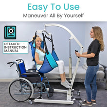 Load image into Gallery viewer, Hydraulic Patient Lift With Sling #MOB1068SLG