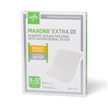 Load image into Gallery viewer, Maxorb Extra Ag+ CMC/Alginate Dressings, 8" x 12" inch