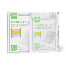 Load image into Gallery viewer, Maxorb Extra Ag+ CMC/Alginate Dressings, 8" x 12" inch