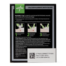 Load image into Gallery viewer, Maxorb II Silver Alginate Wound Dressing, 2" x 2" inch