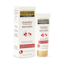 Load image into Gallery viewer, Chattem Gold Bond Medicated Diabetic Foot Cream, 3.4 oz.