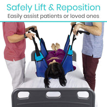 Load image into Gallery viewer, Patient Lift Sling #LVA2000BLU