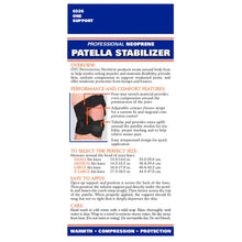 Load image into Gallery viewer, PATELLAR STABILIZER, NEOPRENE #0326