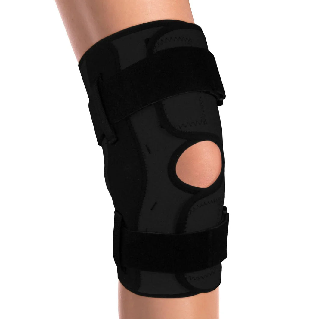 KNEE WRAP NEOP HINGED BL #0311BL