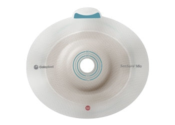 Coloplast Ostomy Barrier 16471 SenSura® Mio Flex Trim to Fit, Standard Wear Elastic Adhesive 35 mm Flange Green Code System 10 to 20 mm Opening