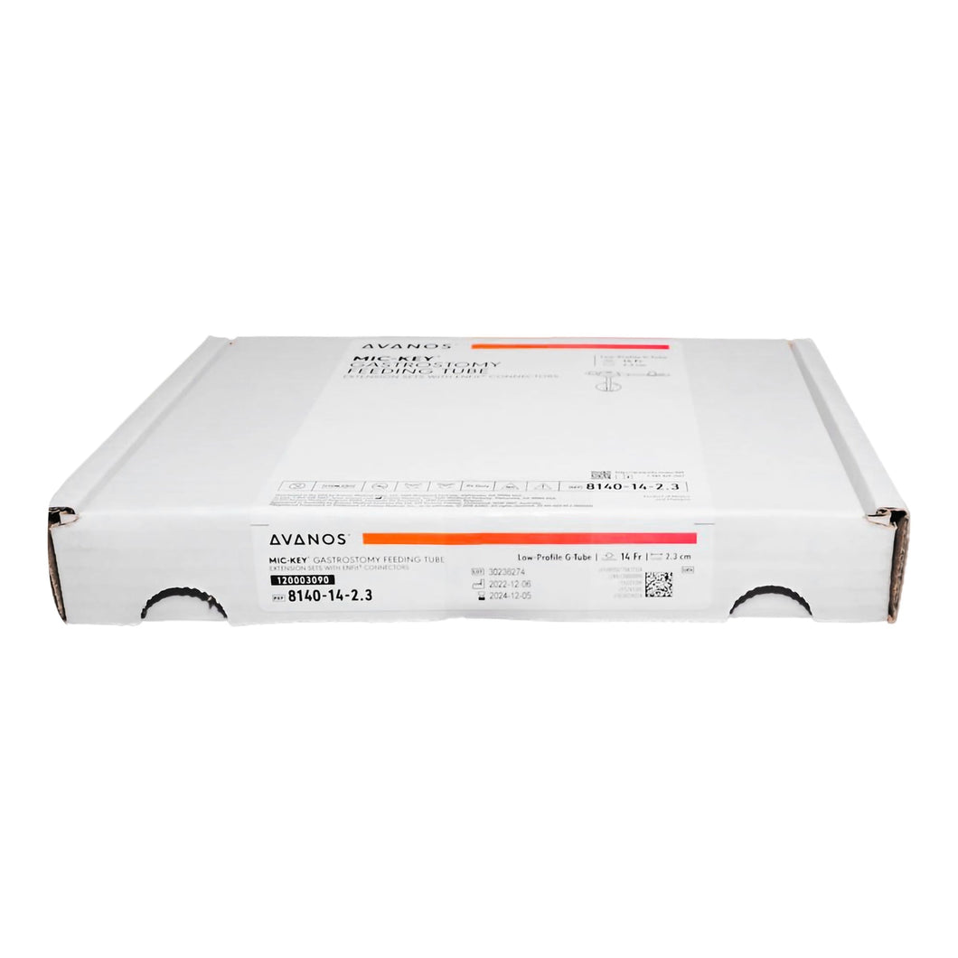 Avanos Medical Sales LLC Low Profile Gastrostomy Tube Kit Mic-Key® 14 Fr. 2.3 cm Tube Silicone Sterile #8140-14-2.3