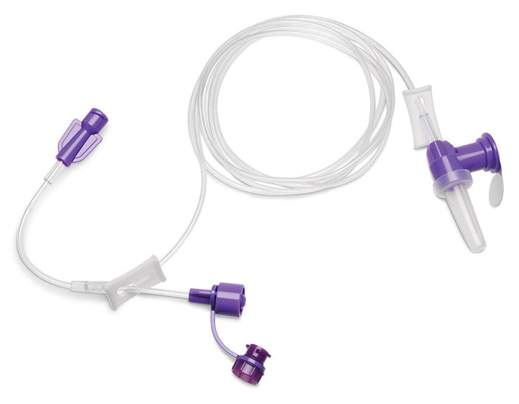 Cardinal Feeding Tube Extension Set with ENFit™ Connector 35 Inch Tube PVC Sterile #35ENS