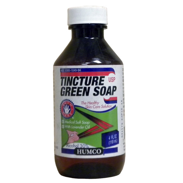 Tincture of Green Soap Humco Liquid 4 oz. Bottle Scented