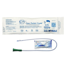 Load image into Gallery viewer, ConvaTec Urethral Catheter Cure Medical® Pocket Catheter Coude Tip Uncoated PVC 14 Fr. 16 Inch #M14ULC
