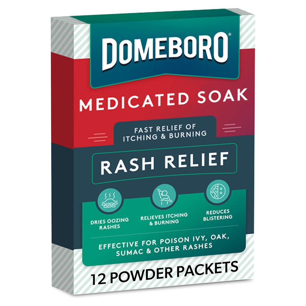 Itch Relief Domeboro® Rash Relief 952 mg - 1347 mg Strength Powder 2.2 Grams Individual Packet #85707400177