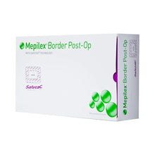 Load image into Gallery viewer, Molnlycke Foam Dressing Mepilex® Border Post-Op 4 X 8 Inch With Border Film Backing Silicone Adhesive Rectangle Sterile #496405
