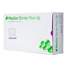Load image into Gallery viewer, Molnlycke Foam Dressing Mepilex® Border Post-Op 4 X 10 Inch With Border Film Backing Silicone Adhesive Rectangle Sterile #496455
