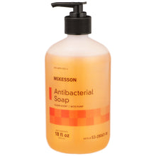 Load image into Gallery viewer, Antibacterial Soap McKesson Liquid 18 oz. Pump Bottle Clean Scent
