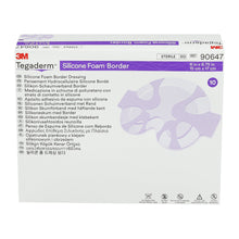Load image into Gallery viewer, Solventum Corporation Foam Dressing 3M™ Tegaderm™ 6 X 6-3/4 Inch With Border Film Backing Silicone Adhesive Sacral Sterile #90647
