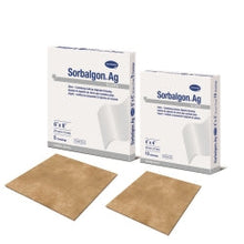 Load image into Gallery viewer, Hartmann Silver Alginate Dressing Sorbalgon® Ag 6 X 6 Inch Square Sterile #999610
