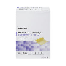 Load image into Gallery viewer, Xeroform Petrolatum Impregnated Dressing McKesson Roll 4 Inch X 3 Yard Sterile #2243R
