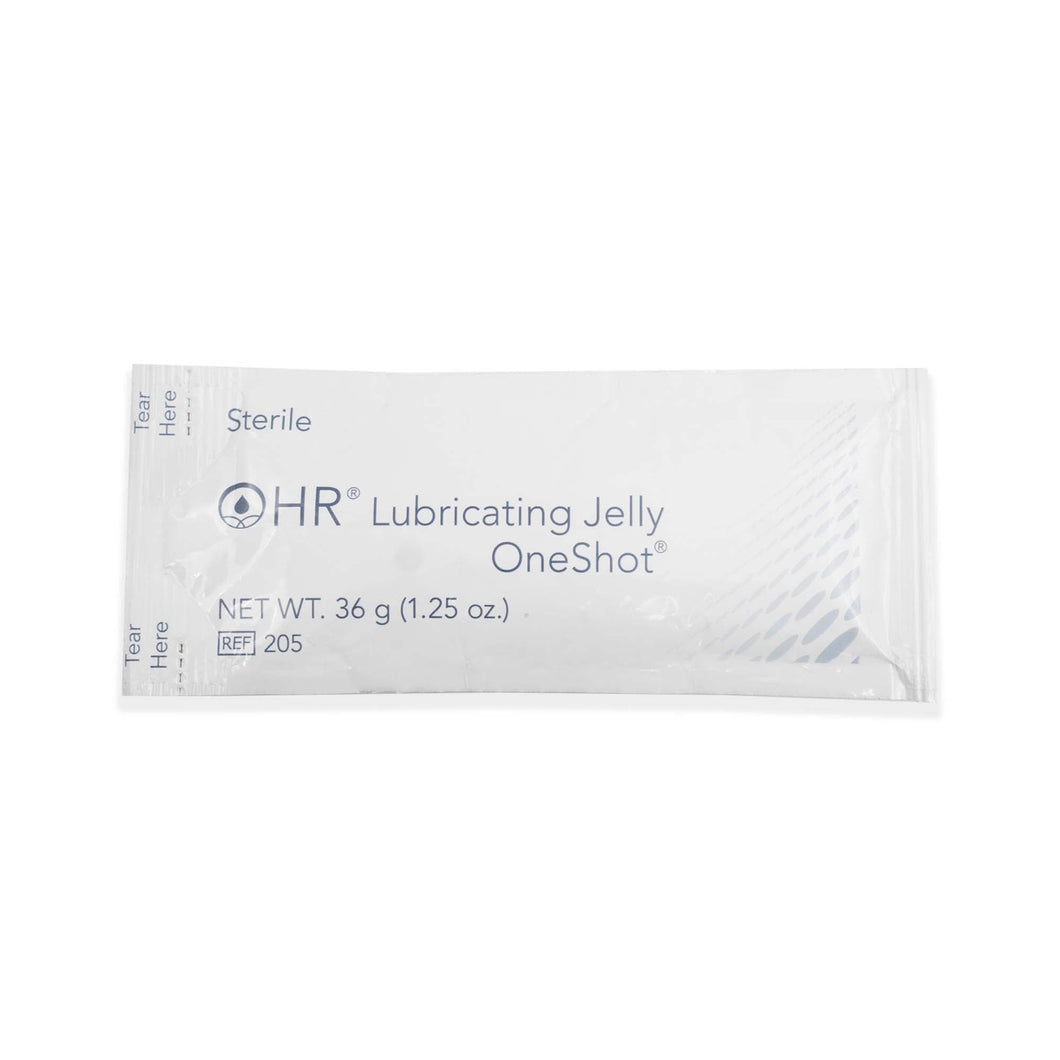 Lubricating Jelly HR® One Shot® 1.25 oz. Individual Packet Sterile