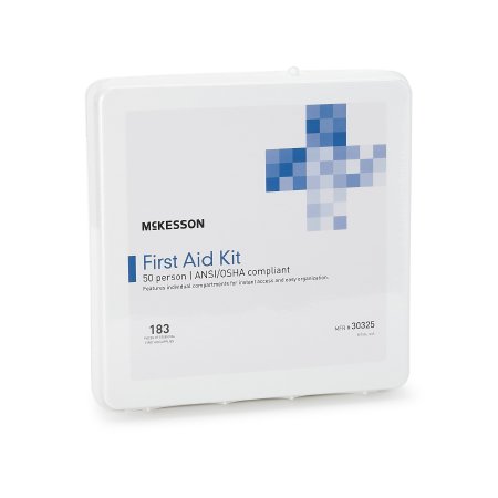 First Aid Kit 50 Person Plastic Case