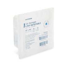 Load image into Gallery viewer, Surgical Laparotomy Sponge  X-Ray Detectable Cotton 18 X 18 Inch 5 Count Hard Pack Sterile

