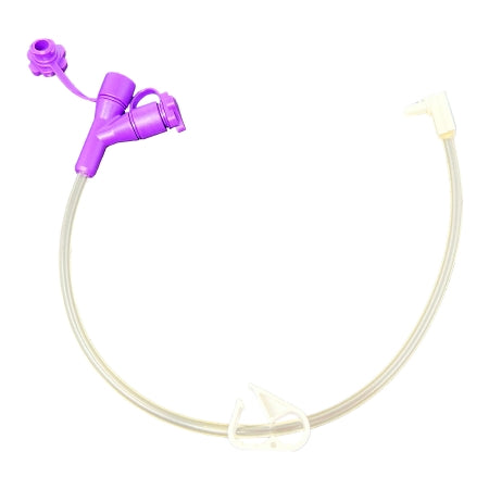 Enteral Feeding Extension Set ENFit® LoProfile 12 Inch, Right Angle, NonSterile