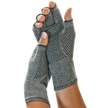 Load image into Gallery viewer, Brownmed Compression Glove IMAK® Compression Active Open Finger Large Wrist Length Hand Specific Pair #A20187
