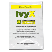 Load image into Gallery viewer, Itch Relief IvyX™ Post-Contact Towelette 25 per Box Individual Packet #84640
