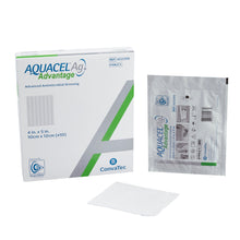 Load image into Gallery viewer, ConvaTec Silver Hydrofiber Dressing Aquacel® Ag Advantage 4 X 5 Inch Rectangle Sterile #422299
