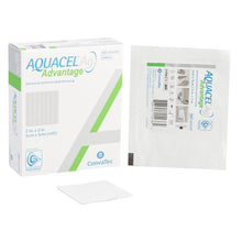 Load image into Gallery viewer, ConvaTec Silver Hydrofiber Dressing Aquacel® Ag Advantage 2 X 2 Inch Square Sterile #422297
