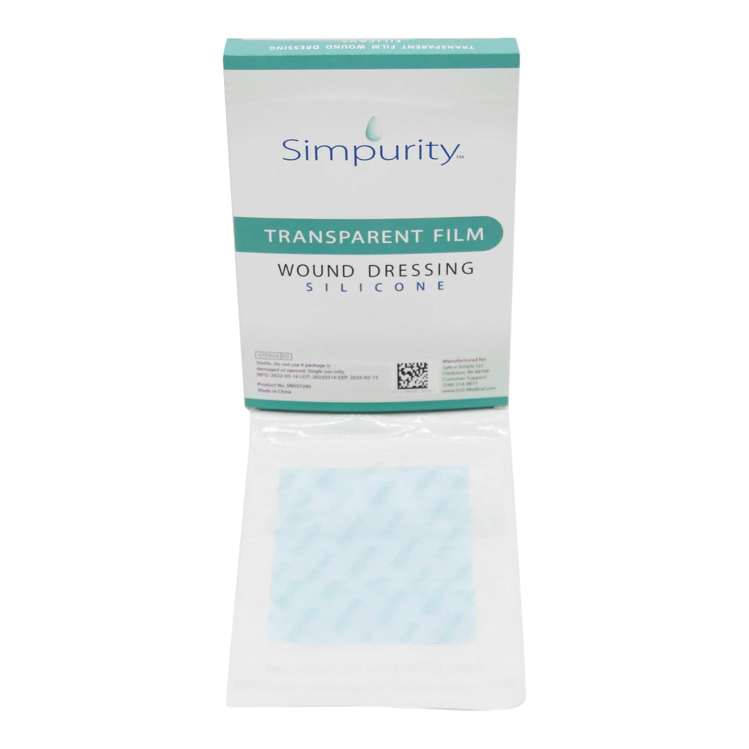 Transparent Film Dressing Simpurity™ 4 X 5 Inch Without Delivery Method Rectangle Sterile #SNS57245