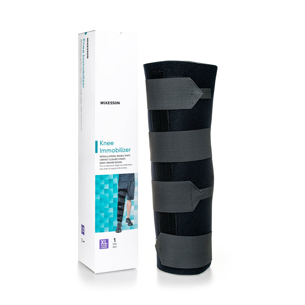 McKesson Knee Immobilizer X-Large Up to 36 Inch Thigh Circumference 22 Inch Length Left or Right Knee #155-79-96021