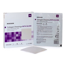 Load image into Gallery viewer, Silver Collagen Dressing McKesson 4 X 4 Inch Square Sterile #16-1862
