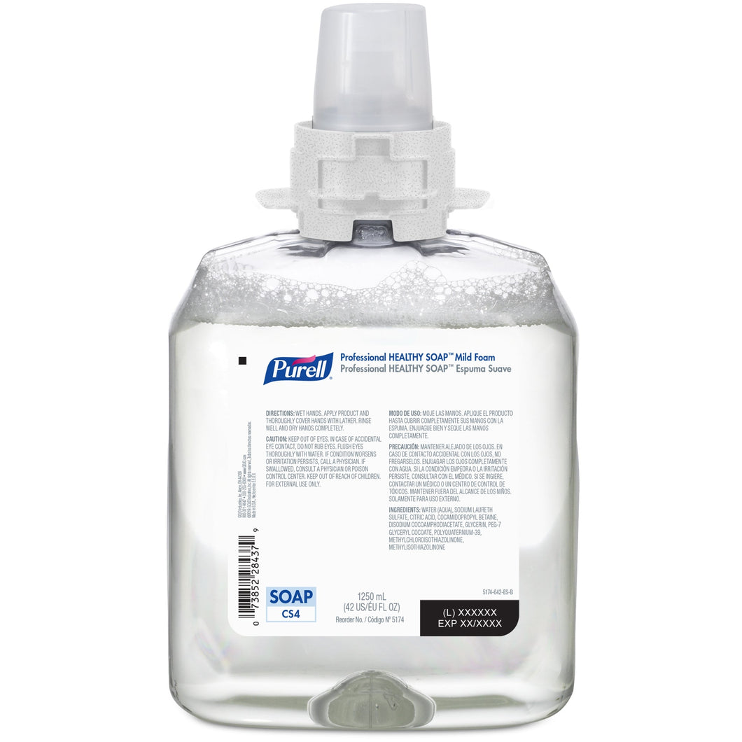 Soap Purell® Healthy Soap® Foaming 1,200 mL Dispenser Refill Bottle Scented