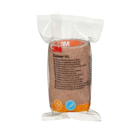 Cohesive Bandage 3M™ Coban™ NL 3 Inch X 2 Yard Self-Adherent Closure Tan NonSterile Standard Compression