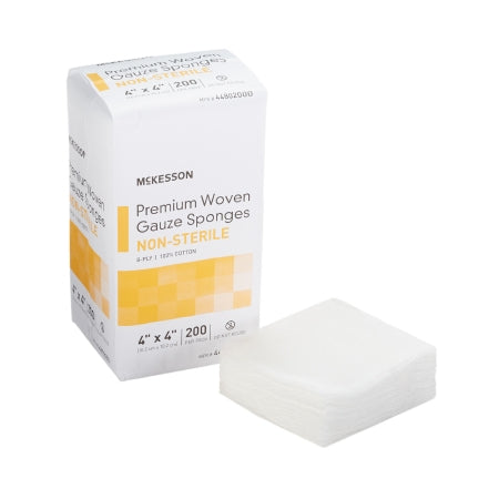 Gauze Sponge 4 X 4 Inch 8-Ply NonSterile 200 per Pack