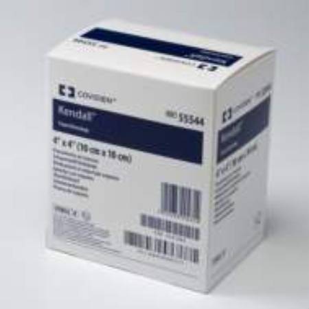 Antimicrobial Foam Dressing Kendall™ AMD 3-1/2 X 3 Inch Sterile