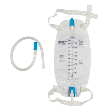 Urinary Leg Bag Easy Tap™ Anti-Reflux Valve Sterile 950 mL Vinyl