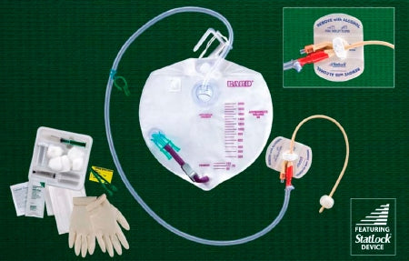 Indwelling Catheter Tray Advance Bardex® I.C. Foley 16 Fr.